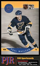 Paul MacLean 1990-91 Pro Set #266 St. Louis Blues