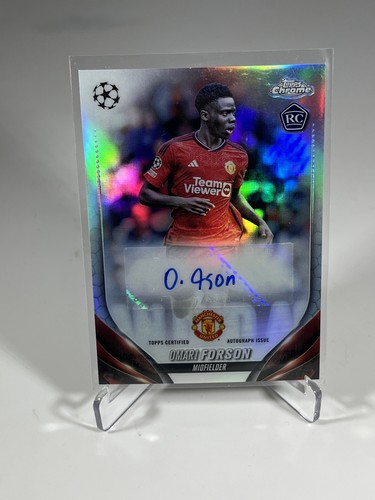 2023-24 Topps Chrome UEFA Club Competitions - Chrome Autographs Omari Forson