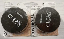 2X CoverGirl Clean Invisible Loose Powder # 115 Translucent MEDIUM ** NEW 