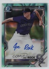 2021 Bowman Draft Chrome Pick Aqua Lava Refractor /199 Joe Rock Auto 16s2