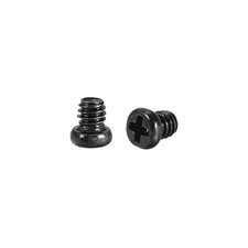 M2 x 2mm Laptop Computer Screws 2.8mm Dia Phillips Head Screw Black 50pcs