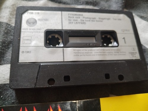 Def Leppard - Pyromania - Polygram 7150 119 Chrome Cassette 1983 - Picture 2 of 9