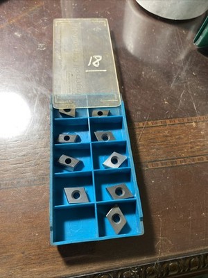 Lot of 9 New Ingersoll Carbide Milling Inserts GDE323R04 Grade 110S (E10)