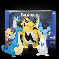 Chillet Relaxaurus Grizzbolt Palworld 3" Scale Action Figure Collector Set