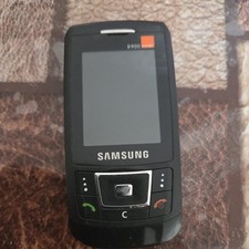 Samsung D900 Black Orange Network 60MB 2.1" Slider 3MP Mobile Phone Incomplete