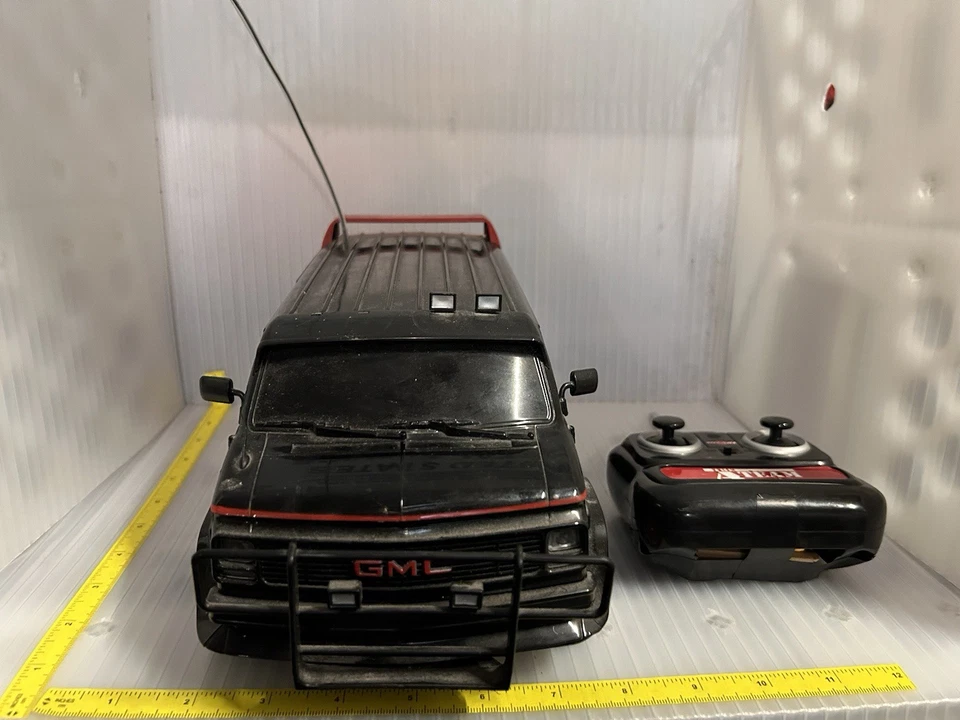 VINTAGE HITARI A TEAM RADIO CONTROL VAN RC Rare Find - Image 3 of 4