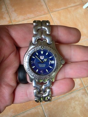 TAG Heuer WG5114.BA0423 Mens SEL Series Automatic Chronometer Watch Blue Steel
