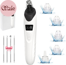 2025 Blackhead Remover Pore Vacuum,Facial Pore Cleaner-5 Suction Power,5 Probes,