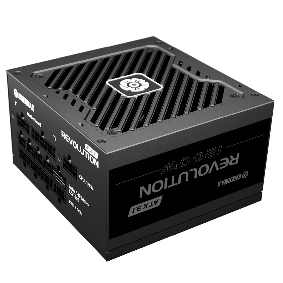 Enermax ERS1200EWT-V2 REVOLUTION ATX 3.1 1200 Watt 80 PLUS Gold Fully Modular PS - Image 3 of 4