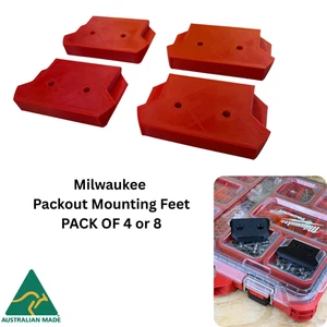 4/8 Pcs Milwaukee Packout Feet Cleats Attachment Top Mounting Organizer | AUS