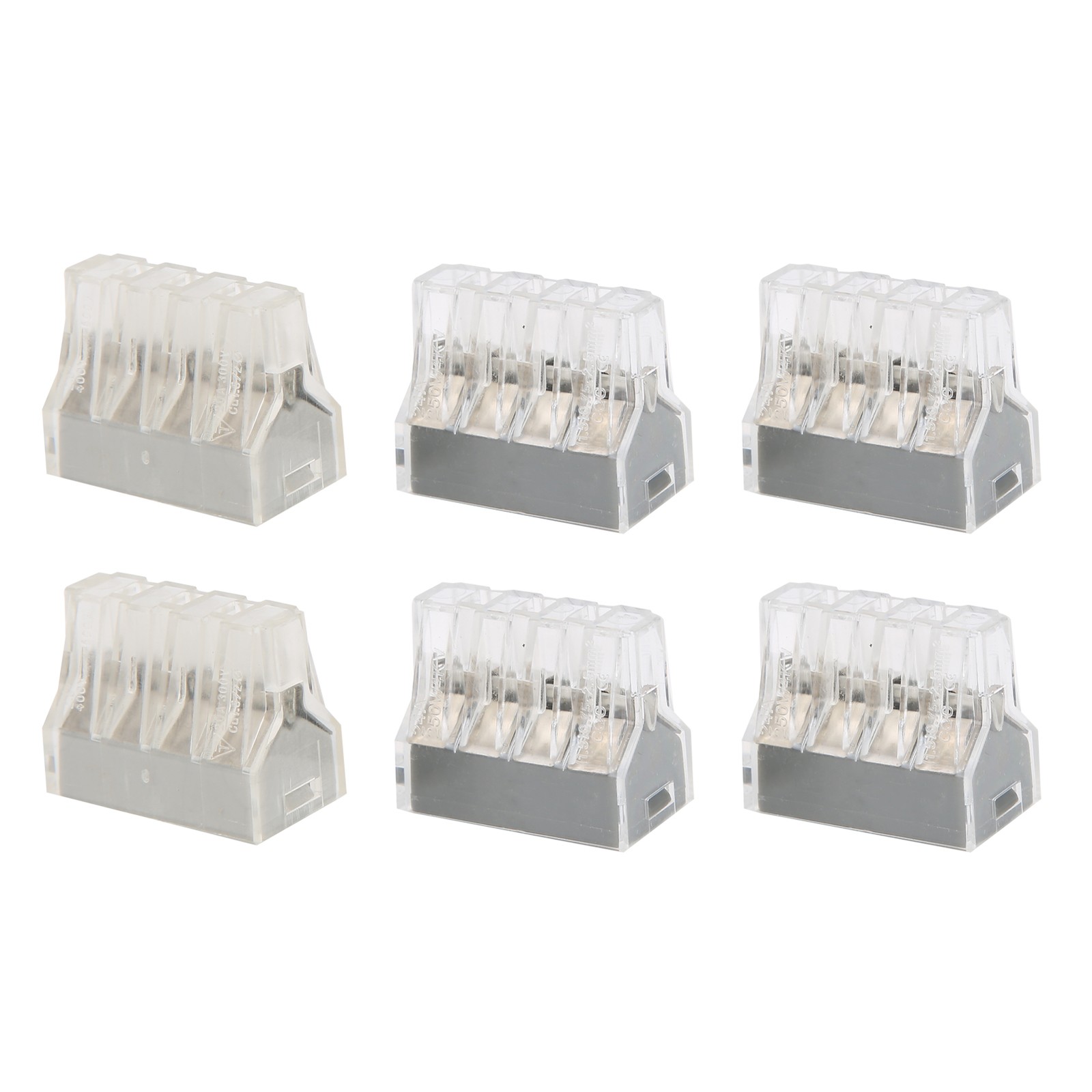 100Pcs Push Wire Wiring Connector Quick Connection Terminal Block For Ceiling Li