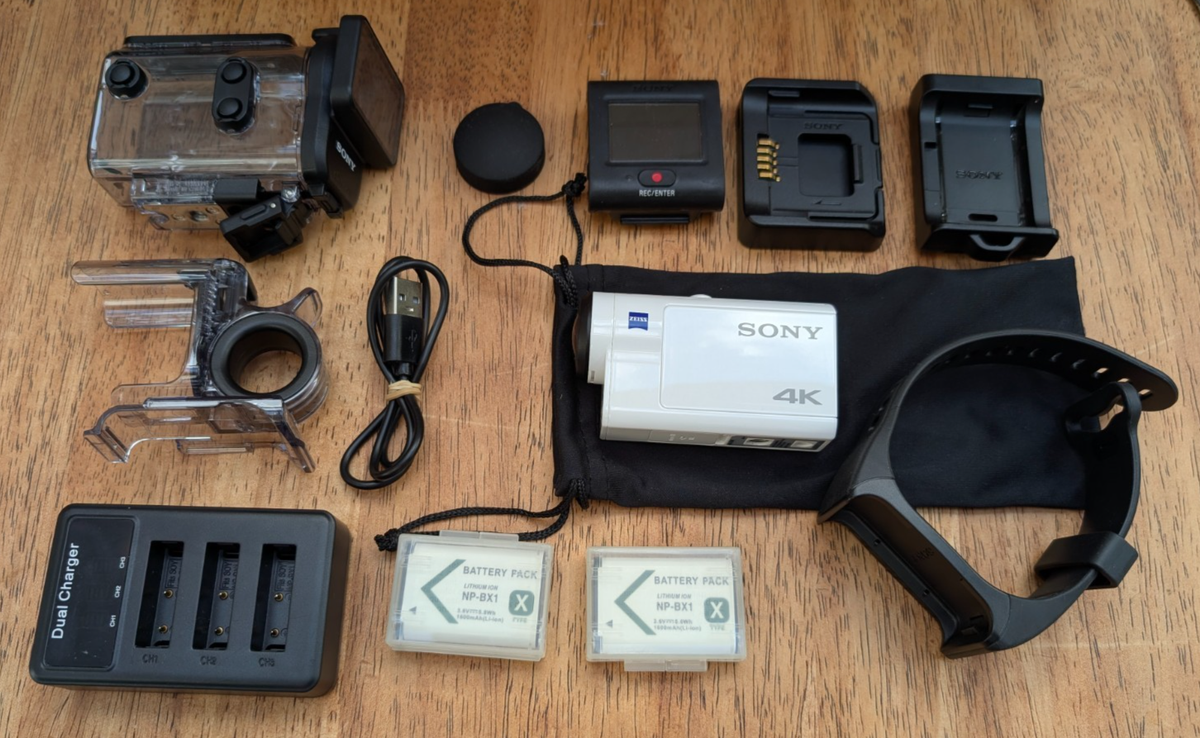 Sony FDR-X3000 4K Live View Remote Travel Kit Set Action Camera