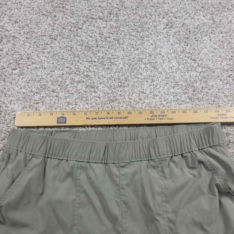 Bermudas Eddie Bauer para mujer 16 verdes First Ascent senderismo nailon elásticas Foto 4 de 4