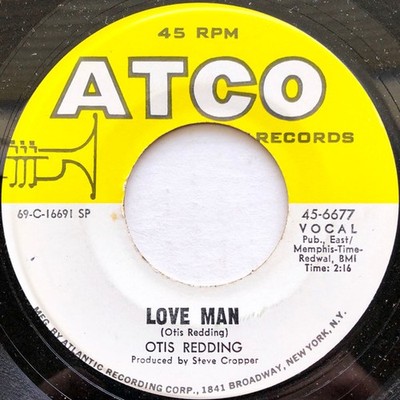 Otis Redding - Love Man / Can't Turn You Loose (7'') (Very Good (VG)) - 397767151