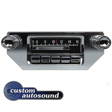 1968 - 1976 Corvette Custom Autosound Slidebar Radio 300 Watts Bluetooth New