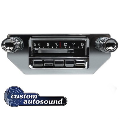 1968-1976 Corvette Custom Autosound SLIDEBAR Radio 300 Watts + Bluetooth C3 NEW
