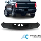 Rear Step Bumper Assembly For 2014-2022 Toyota Tundra W/ Sensor Holes Black