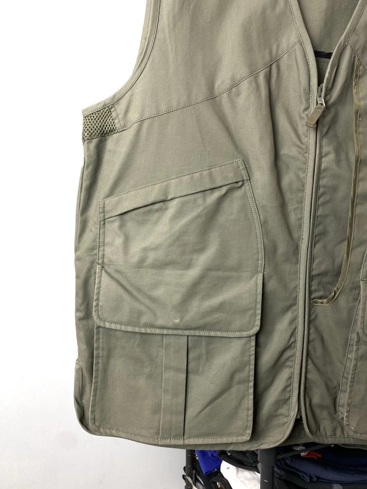 Rare! Vintage Beretta Shooting Hinting Miltipocket Vest Green XXL Size - Image 3 of 4