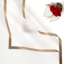 20 Sheet Flower Wrapping Paper - Waterproof Floral Bouquet Wrapping Paper, Flori