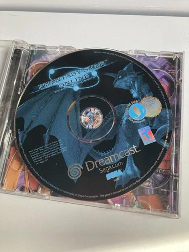 Phantasy Star Online (Sega Dreamcast, 2001) US Version Disc Only No Bonus Disc