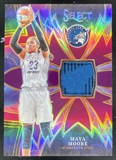 2024 Panini Select WNBA Sparks Purple Prizms #32 Maya Moore MEM /49