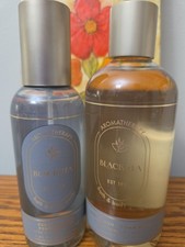 Bath and Body Works Aromatherapy Black Tea Perfume Mist And Body Wash - NEW