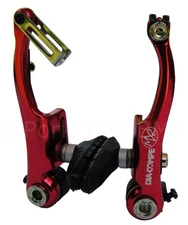 Dia-Compe MX2 bicycle BMX V-brake caliper - RED ANODIZED