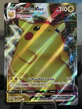 Pikachu VMAX 044/185 - Pokemon TCG SWSH Vivid Voltage - NM Ultra Rare FULL ART