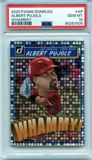 ***INVEST NOW! Albert Pujols! PSA 10 Gem Mint!!  2020 Panini Donruss Whammy! #AP