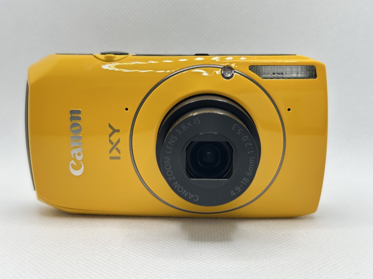 Near Mint in Box] Canon IXY 30S PowerShot 10.0MP Yellow Digital
