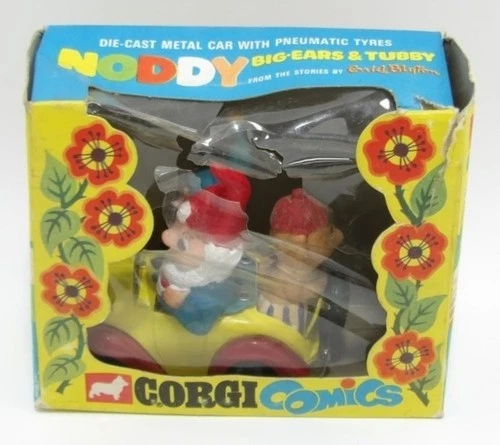 Vintage Corgi Comics Noddy Big-Ears & Tubby Car Enid Bulton w/ Box