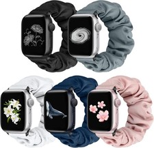 Soft Stretchy Strap Compatible with Apple Watch Series 7 38mm 40mm 41mm