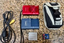 Canon PowerShot SD780 IS 12.1MP Digital ELPH Camera Red Works Fantastic