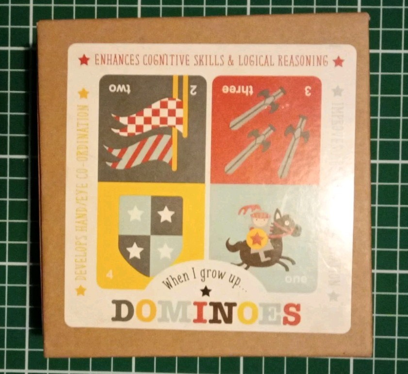Floss & Rock When I Grow Up... Dominoes BNIB KIDS ENHANCE COGNITIVE LOGIC COORD