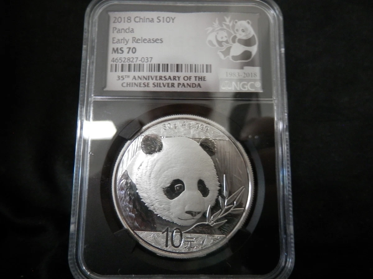 Chinese Panda MS 70 NGC Certified Silver Bullion Coins for sale | eBay
