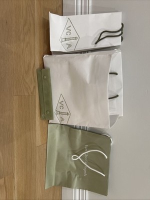 Van Cleef & Arpels Travel Pouch Bags Set of 3 Box Case