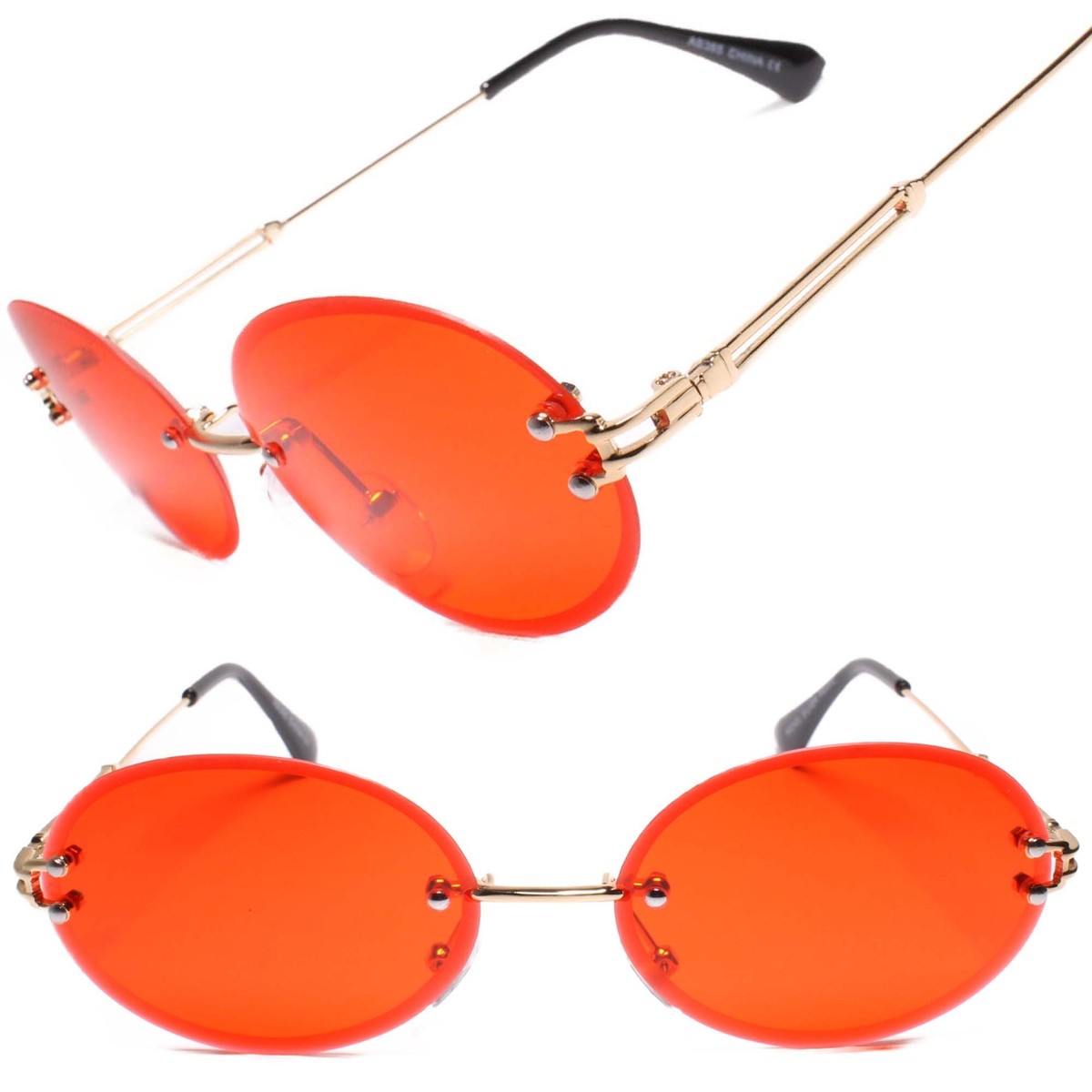 Mens Classy Elegant Sophisticated Style Sun Glasses Gold  display picture 2