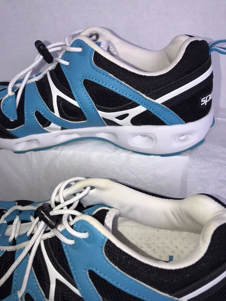 Zapatillas deportivas Speedo para mujer negras azules talla EE. UU. 8 USADAS EN EXCELENTE ESTADO Foto 2 de 4