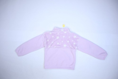 Love Glam Girl Celine Half Zip Sherpa Pullover Purple Star Jacket Girls Large - Picture 3 of 9