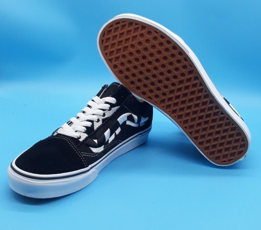 Rare Vans Old Skool Statement Casual Black Shoes MENS Size  display picture 3