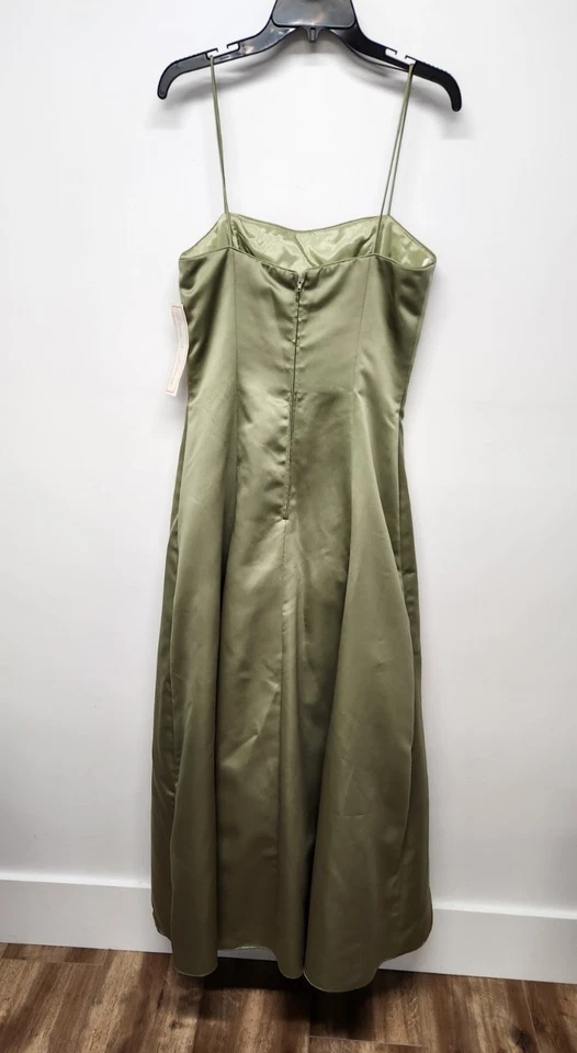 Винтажный Dave & Johnny выпускного вечера/подружки невесты/бальное платье макси платье, размер 11-12 Sage зеленый - Изображение 2 из 4