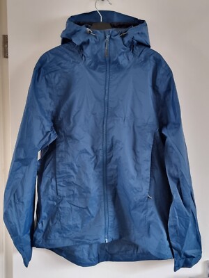 TK Maxx CRAGHOPPERS Expert Unisex Waterproof Packable Jacket Petrol Blue Size S