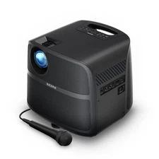 ION Audio Projector Deluxe HD Battery/AC Powered 720p HD LED Bluetooth-Enabled