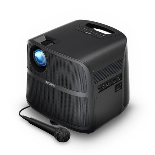 ION Audio Projector Deluxe HD Battery/AC Powered 720p HD LED Bluetooth-Enabled