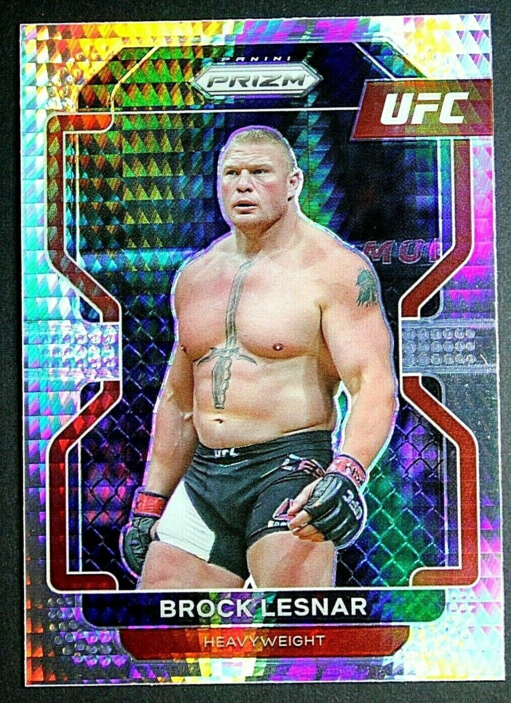 2022 Panini Prizm UFC Brock Lesnar #159 Hyper Prizm Heavyweight 💎🔥💎🔥