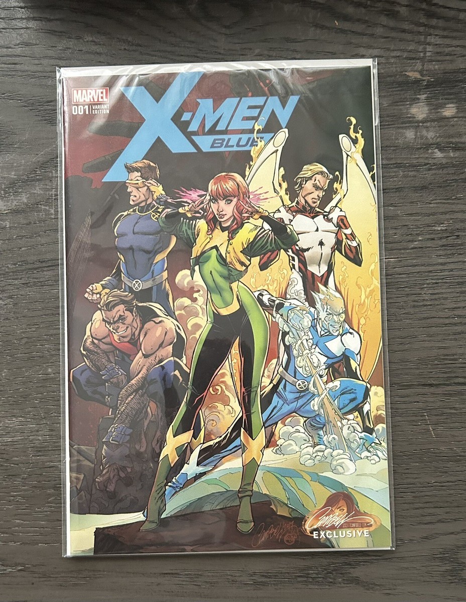X-MEN BLUE #1 J SCOTT CAMPBELL EXCLUSIVE VARIANT | eBay