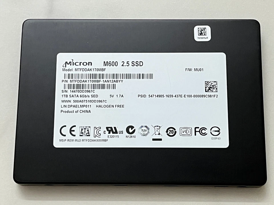 Micron Crucial M600 1TB SSD Internal MTFDDAK1T0MBF 2.5" SATA III 6Gb/s 7mm SSD - Image 2 of 4