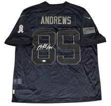 MARK ANDREWS SIGNED BALTIMORE RAVENS SALUTE TO SERVICE NIKE LIMITED JERSEY BAS