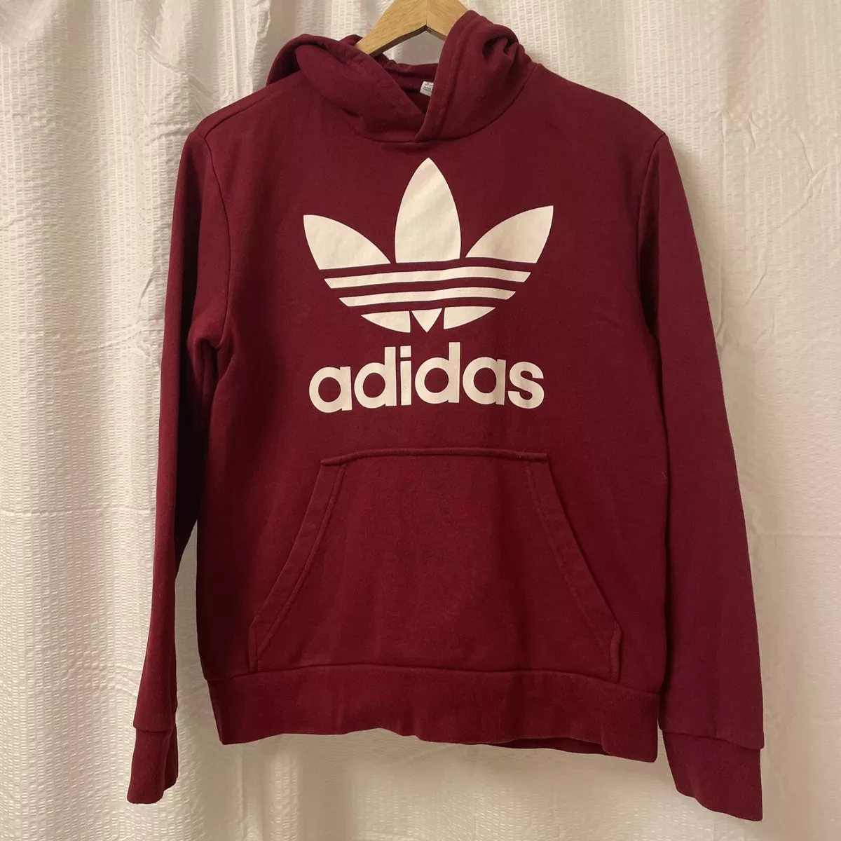 Adidas top sweater maroon
