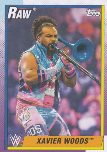 2021 WWE Topps Heritage Xavier Woods The New Day RAW Trading Card - Foto 1 di 1